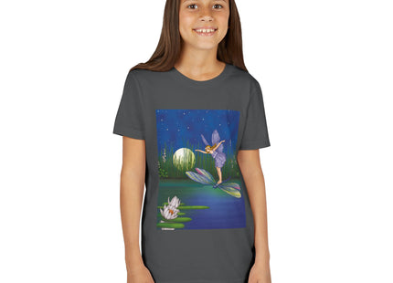 Fairy on a Dragonfly by Ida Rentoul Outhwaite Youth Short Sleeve Tee