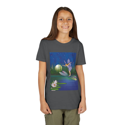 Fairy on a Dragonfly by Ida Rentoul Outhwaite Youth Short Sleeve Tee