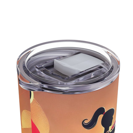 Art Deco Valentine's Romance Skinny Matte Tumbler, 20oz