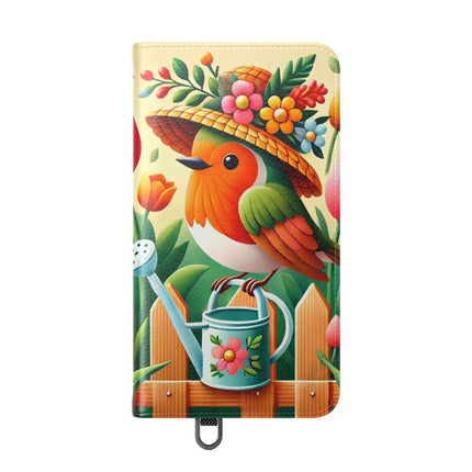 🌷🐦 The Little Garden Tender Flip Case – Sunshine, Care & Storybook Charm