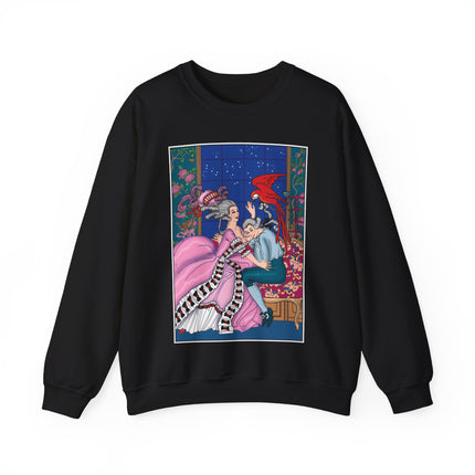 The Jealous Parrot by George Barbier Heavy Blend™ Crewneck Sweatshirt