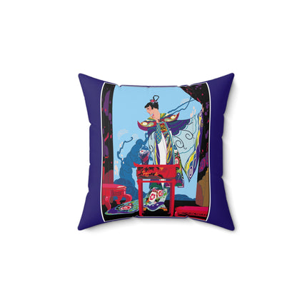 A Visual Journey by Umberto Brunelleschi Spun Polyester Square Pillow