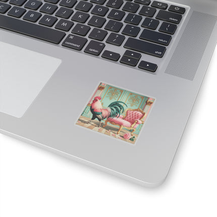 The Salon Rooster Kiss-Cut Stickers (4 Sizes)