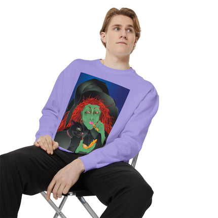 Mirror, Mirror A Witch's Touch Unisex Garment-Dyed Sweatshirt