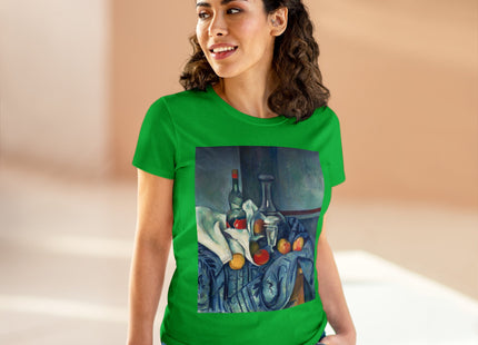 The Peppermint Bottle by Paul Cézanne Women's Midweight Cotton Tee