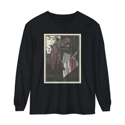 L’écran by Fernand Siméon Garment-dyed Long Sleeve T-Shirt