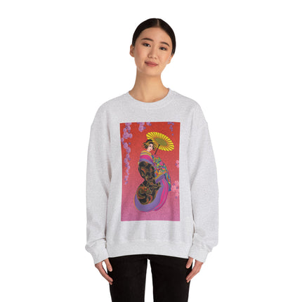 Enchanting Geisha Unisex Heavy Blend™ Crewneck Sweatshirt