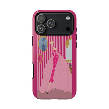 Lady in Pink Phone Case – Graceful Sophistication