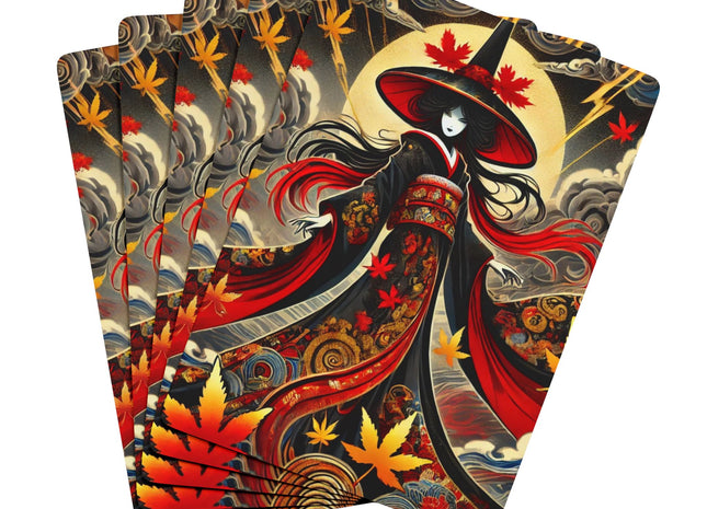 Kabuki Witch Playing Cards