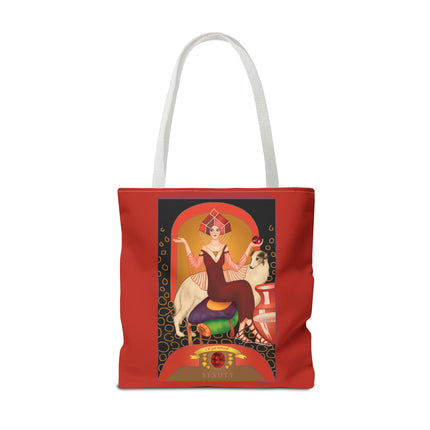 Astrology Gem Series: January & Garnet Tote Bag