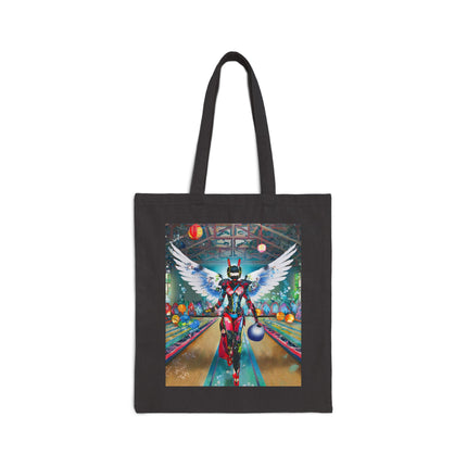 Samurai Robot Angels Cotton Canvas Tote Bag