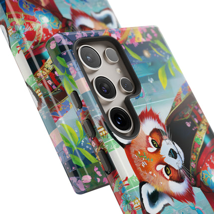Cybernetic Red Panda Phone Cases