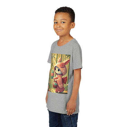 Geisha Kitten’s Easter Stroll Youth Short Sleeve Tee