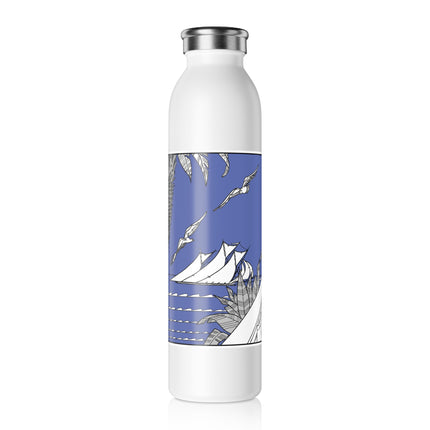 Coastal Elegance Slim Water Bottle