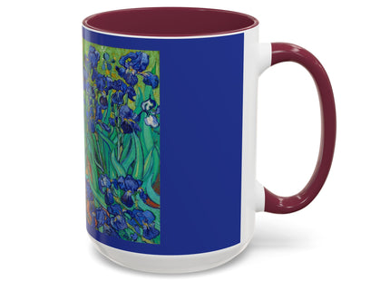Irises by Vincent Van Gogh Colorful Mugs (11oz, 15oz)