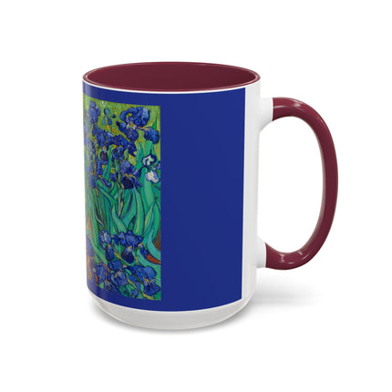 Irises by Vincent Van Gogh Colorful Mugs (11oz, 15oz)