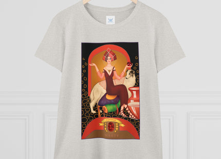 January & Garnet (from the Gem Series) by Sofia Chiostri Women's Midweight Cotton Tee