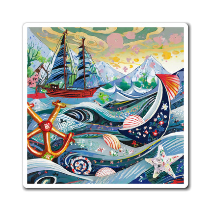 Nautical Patterns Magnets (3 Sizes)