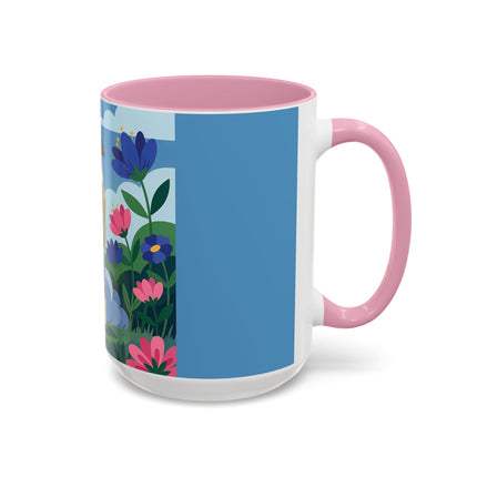 Garden Of New Beginnings Colorful Mugs – Art Deco Floral Elegance