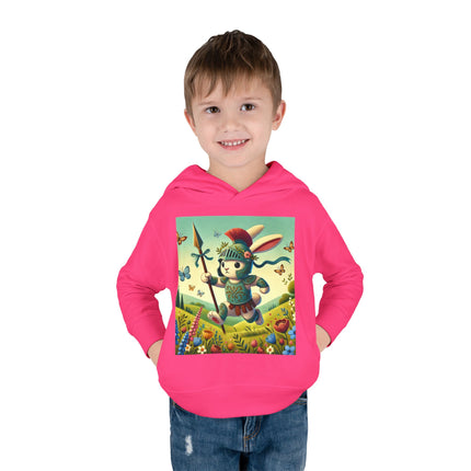 Rabbit Gladiator Toddler Pullover Fleece Hoodie