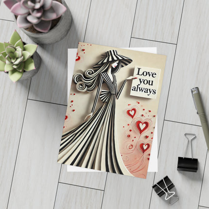 Love You Always Postcard Bundles (envelopes included)
