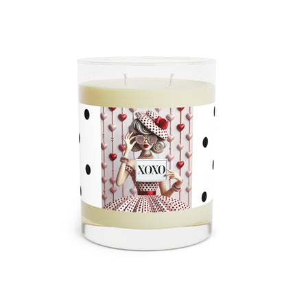 Fashionably Yours, XOXO Scented Candle - Full Glass, 11oz