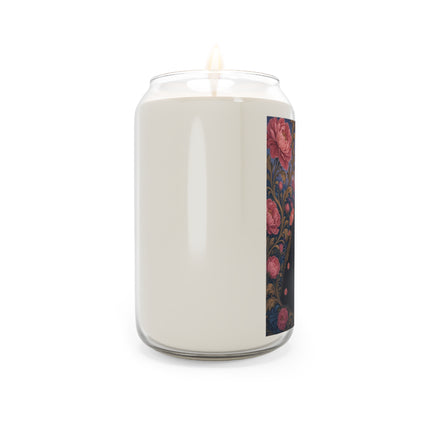 🌹🖤 The Lady Of The Midnight Rose Garden Scented Soy Candle – Art Deco Floral Elegance