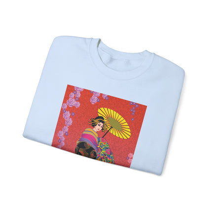 Enchanting Geisha Heavy Blend™ Crewneck Sweatshirt