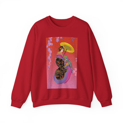 Enchanting Geisha Heavy Blend™ Crewneck Sweatshirt