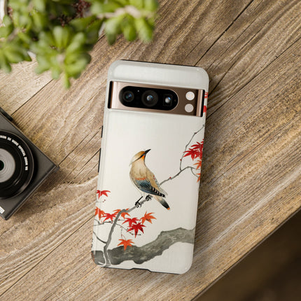Japanese Bird on Maple by Ohara Koson Phone Cases