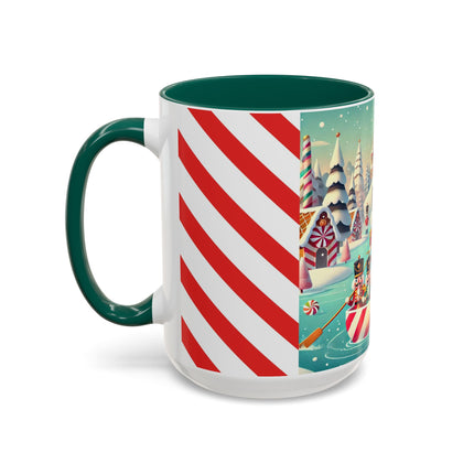 Nutcracker Candy-Striped Adventure Colorful Mugs (11oz, 15oz)