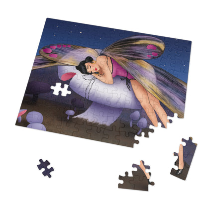 Slumbering Fairy on the Mushroom Jigsaw Puzzle (30, 110, 252-Piece)