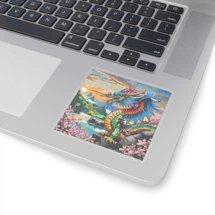 Chinese Dragon Kiss-Cut Stickers (4 Sizes)