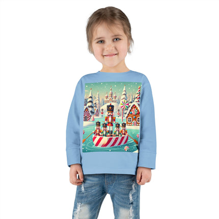 Nutcracker Candy-Striped Adventure Toddler Long Sleeve Tee