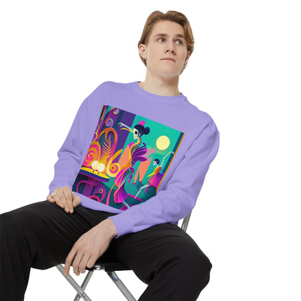 Dance of the Skeleton Ballerinas Unisex Garment-Dyed Sweatshirt