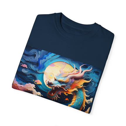 A Dragon's Ascent Unisex Garment-Dyed T-shirt