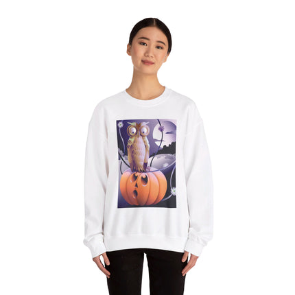 The Startled Pumpkin Unisex Heavy Blend™ Crewneck Sweatshirt