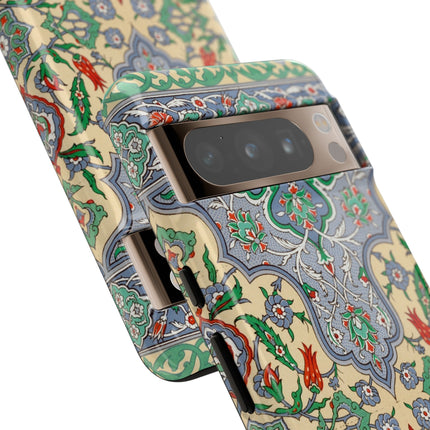 Arabic Art Pattern, Plate by Emile Prisse d’Avennes Phone Cases