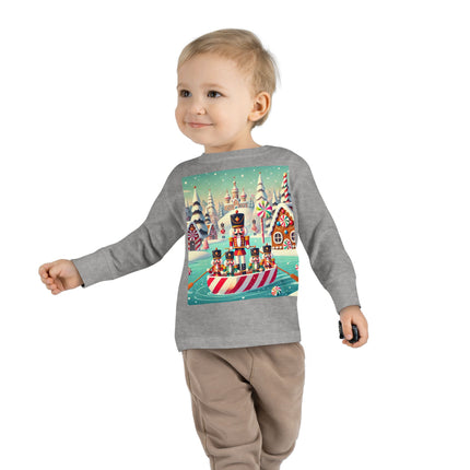 Nutcracker Candy-Striped Adventure Toddler Long Sleeve Tee