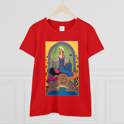 December & Tanzanite (from the Gem Series) by Sofia Chiostri Women's Midweight Cotton Tee