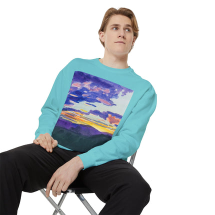 Naturstudie XII by Karl Wiener Garment-Dyed Sweatshirt