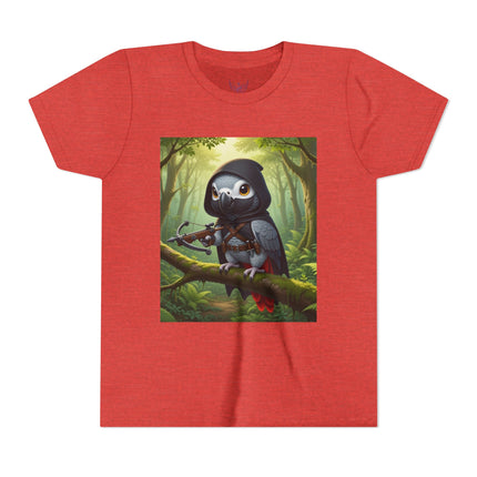 The African Grey Sentinel Youth Short Sleeve Tee