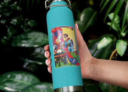 A Timeless Journey by Umberto Brunelleschi Copper Vacuum Insulated Bottle, 22oz