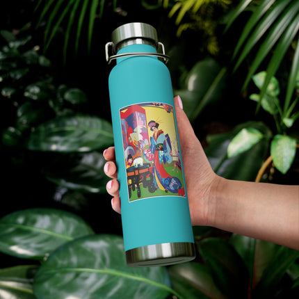 A Timeless Journey by Umberto Brunelleschi Copper Vacuum Insulated Bottle, 22oz