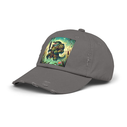 Swamp Tyrant Unisex Distressed Cap