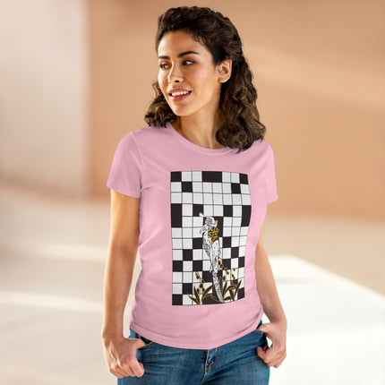 The Crossword Women's Midweight Cotton Tee