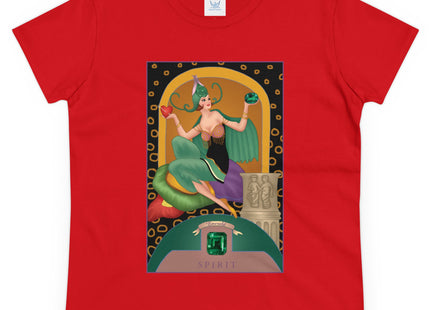 May & Emerald (from the Gem Series) by Sofia Chiostri Women's Midweight Cotton Tee