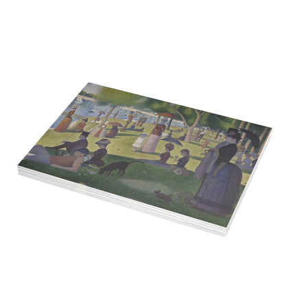 A Sunday on La Grande Jatte by Georges Seurat Postcards (envelopes included) - Bundles of 10, 30, 50 Piec