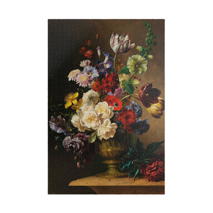 Floral Still Life Jigsaw Puzzle — Hendrik Reekers Bouquet (110–1014 pcs)