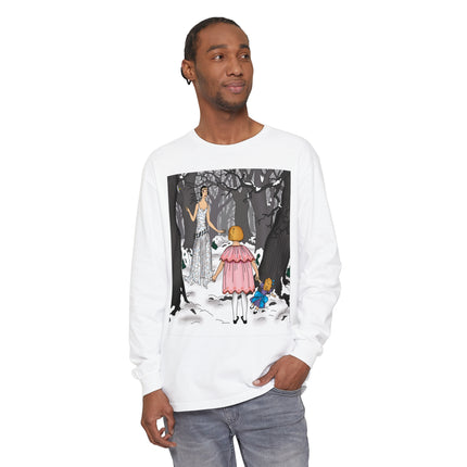 Fairy Tale Elegance Unisex Garment-dyed Long Sleeve T-Shirt
